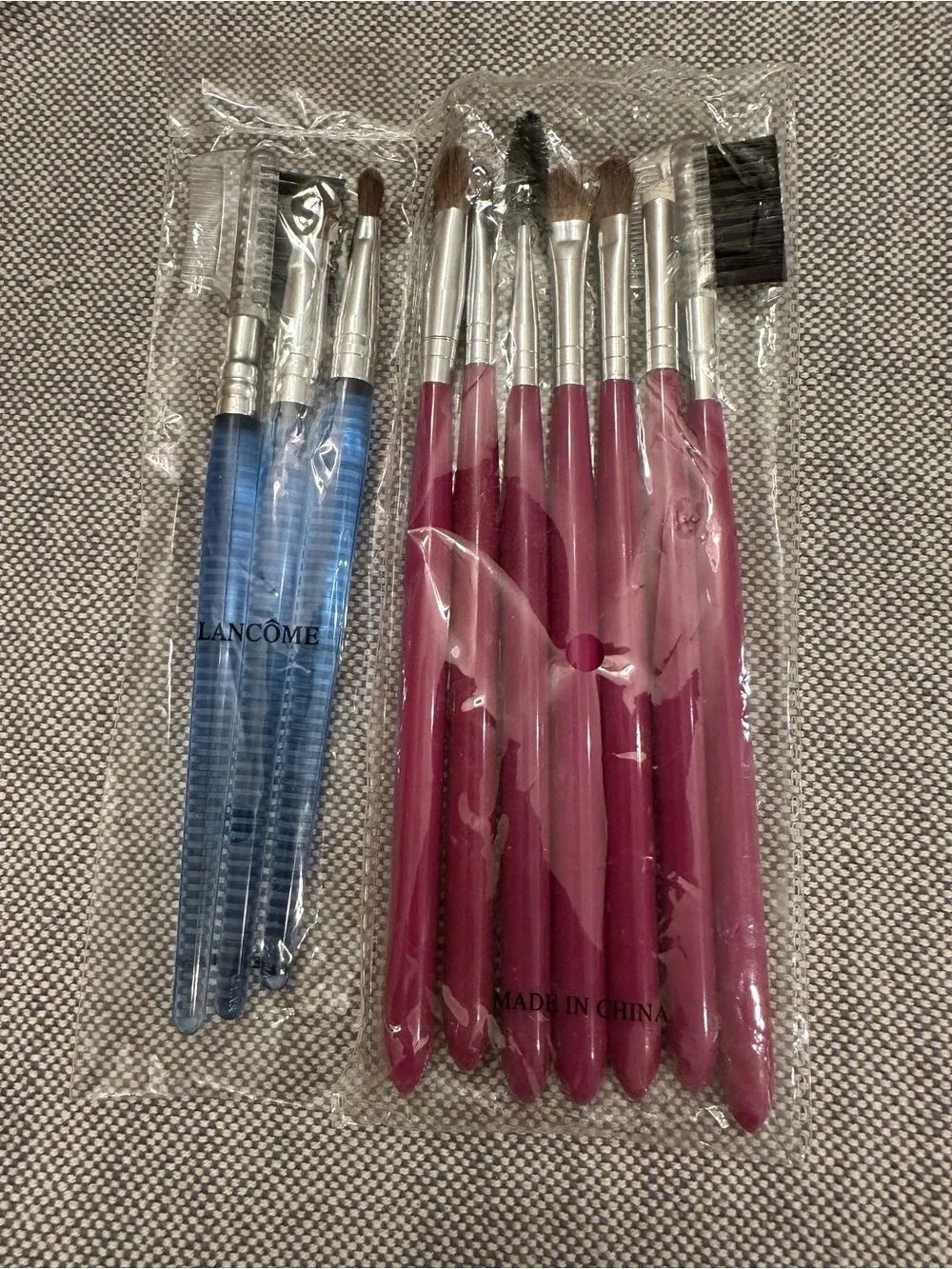 Lancôme Eye Brush/tools Sets in Pink & Blue- Brand new- Sealed.